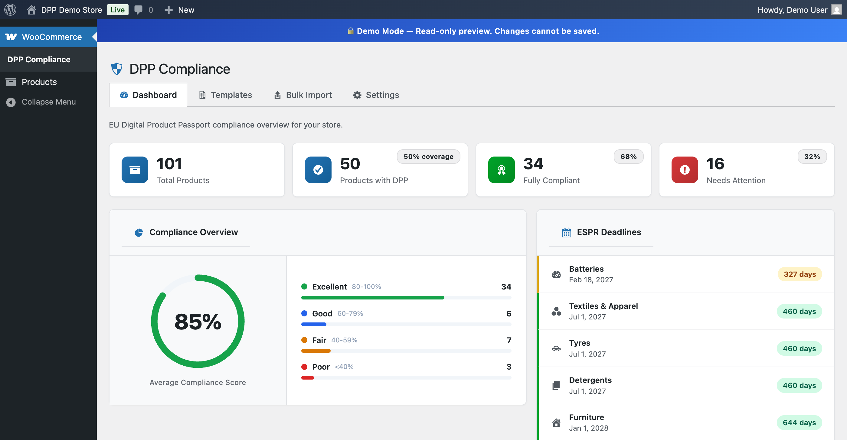 DPP Compliance Dashboard